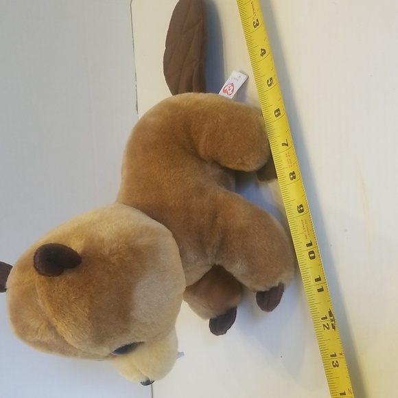 Ty Beanie  Richie The Beaver Plush - Picture 7 of 8